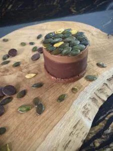 Gamme Olympique - Entremet individuel Chocolat Banane Graine de courge