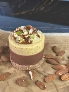 Gamme Olympique - Entremet individuel Pomme Granny Smith Amande