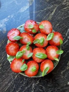 Gamme Délice - Entremet Fraise Basilic