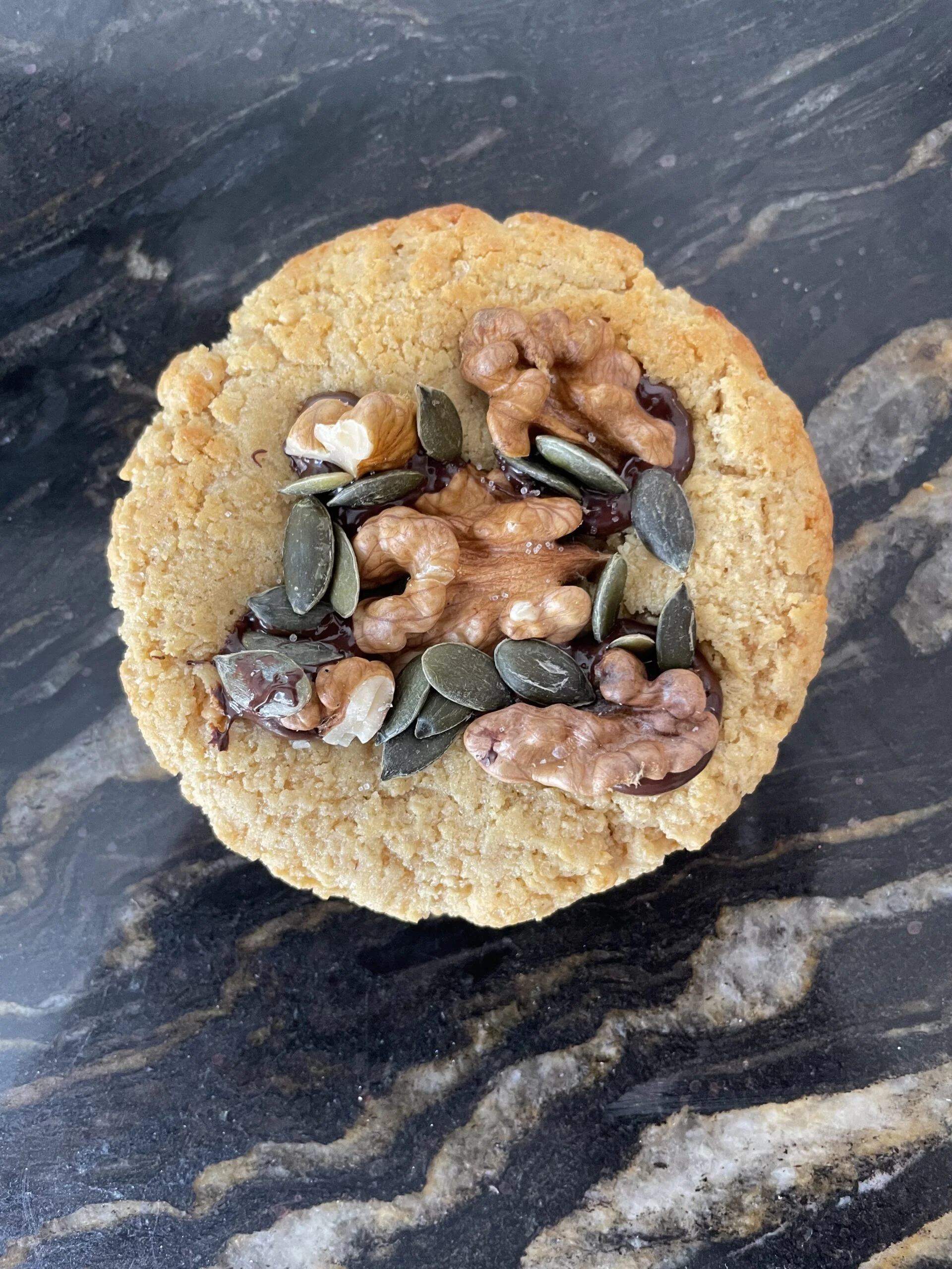 Gamme Olympique - Cookie Chocolat Noir Noix Courge