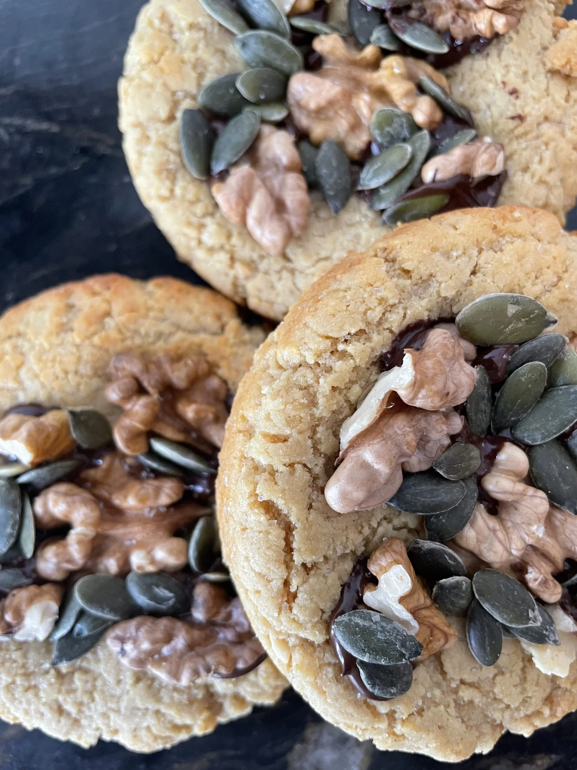 Gamme Olympique - Cookie Chocolat Noir Noix Courge