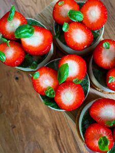 Gamme Délice - Entremet Fraise Basilic