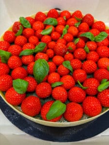 Gamme Délice - Entremet Fraise Basilic