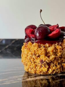 Gamme Délice - Entremet cerise façon gateau basque