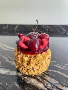 Gamme Délice - Entremet cerise façon gateau basque