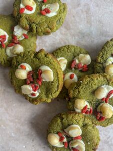 Gamme Olympique - Cookie Matcha Choco Blanc Macadamia Goji